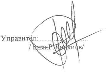 Подпис на Румен Янакиев